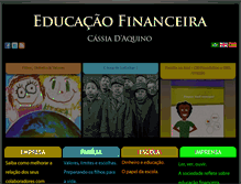 Tablet Screenshot of educacaofinanceira.com.br